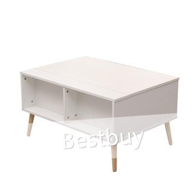 China (Other) adjustable white coffee table with lift top with storage modern living room furniture for sale