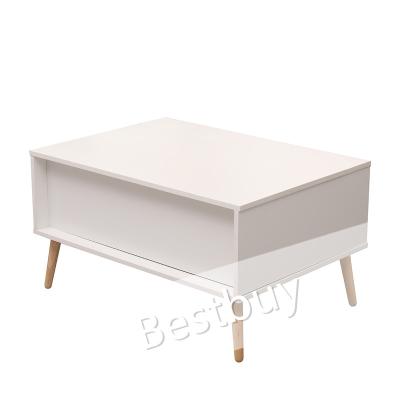 China Adjustable (Other) Most Popular Made By China Wood Coffee Table With Storage For Living Room Bedroom for sale