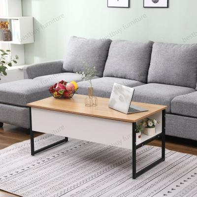 China Modern office furniture coffee table living room furniture modern wood metal coffee table leg for sale