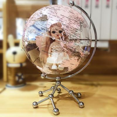 China Print High Definition Inside Modern Decorative Home Globes Style World Tellurion Political Map With Metal Stand for sale