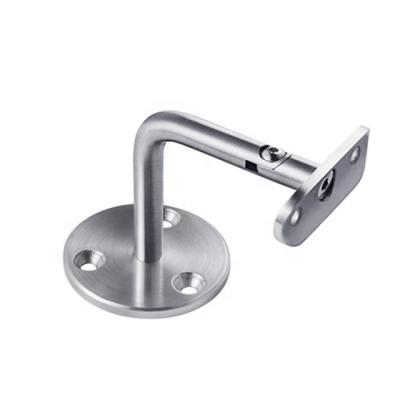 China Best Selling Modern Wall Mounted Round Balustrade Bracket, Stair Railing Bracket For Stainless Steel Railing for sale