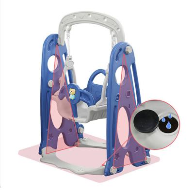 China Environmental Friendly PE Combination Slide With Swings Kids Indoor Slide With Swing Set for sale