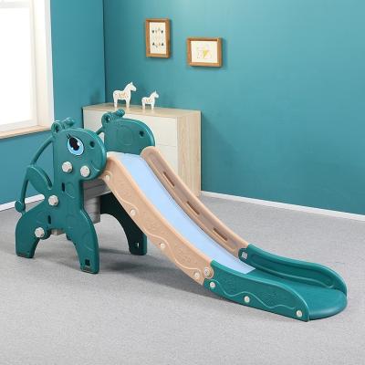 China Home Assembled PE Child Price Home Assembled Simple Simple Indoor Play Plastic Slide For Kids for sale