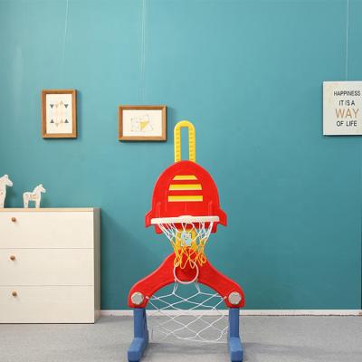 China Basketball Playing Toy Plastic Kids Basketball Stand Home Basketball Hoops Simple Design Kindergarten for sale