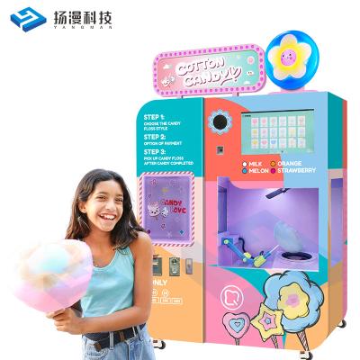 China SDK Custom Commercial Electric Cotton Candy Vending Machine Robot Cotton Candy Vending Machine in Mall for sale