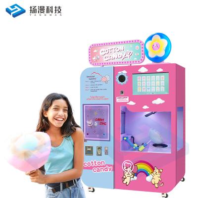 China Custom Hot Selling Automatic SDK Card Credit Card Candy Floss Automatic Vending Machine For Kids for sale