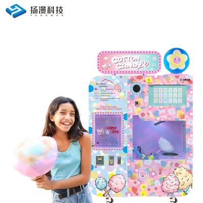 China Commercial automatic candy floss vending machine custom supplying candy machine at amusement park for sale