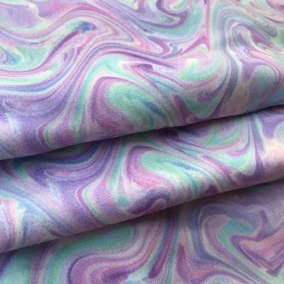 China Wholesale organic NO MOQ oeko-Tex custom fabric printing 230g double brushed poly knit fabric custom printing service for sale