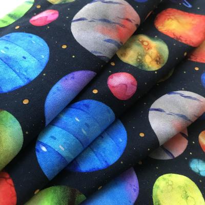 China Factoty Supplier OEKO-TEX Digital Organic Fabric Printing 220g Cotton Lycra Fabric Custom Printing Fabrics For Dresses for sale