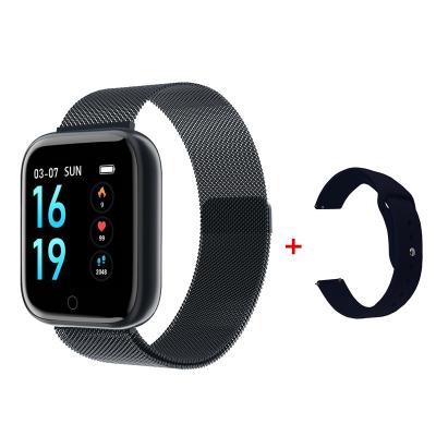 China Bluetooth SmartWatch T80 Touch Screen Activity Fitness Tracker Heart Rate Monitor Smart Watch for sale