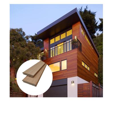 China Heat Insulation Exterior Cedar Cladding Shiplap Wood Siding Hotel Cladding Exterior Wood for sale