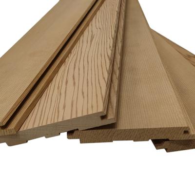 China Eco - Friendly Light Wood Facade House Cladding Exterior Wall Cedar Wood Cladding for sale