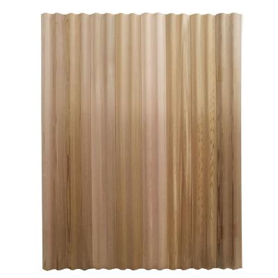 China Minimalist Custom Most Popular Background Wooden Panel Decorative Solid Wood Grooved Board for sale