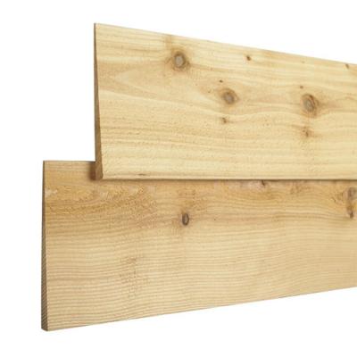 China Natural Anticorrosion Eco - Friendly Exterior Wood Walls Panel Durable Cedar Weather Board Cladding for sale