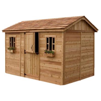 China Easily Assembled Custom Modern Wooden Garden Tool Storage Shed New Type Prefab Wooden Shed for sale