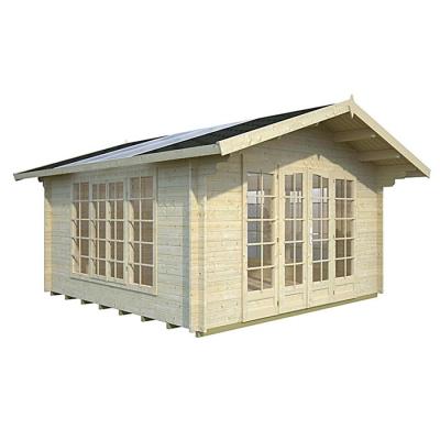 China Sale Cedar Wooden Sheds And Cabins Easily Assembled Prefab Storage Shed Garden Log Cabin 10x8 for sale