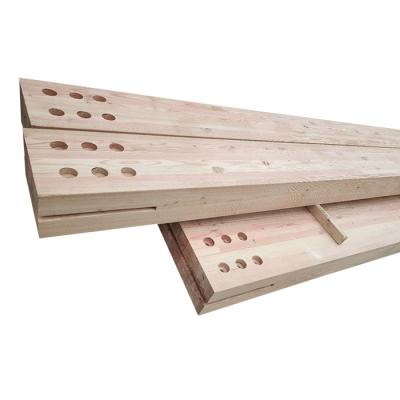 China Thermal Insulation 4.5 x 7 Plywood LVL Timber Beam Customize Pine Wood Beam Frame for sale