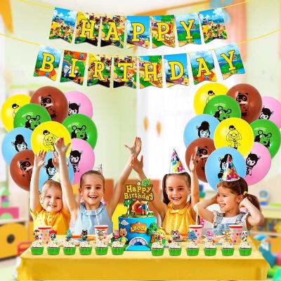 China Forest Theme Animal Balloon Set Children's Favorite Animal Latex Balloons Birthday Party Decorations for sale