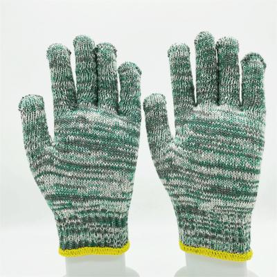 China Wholesale Anti-Slip Cotton Glove Knitted Industrial Work Protective Work Gloves for sale