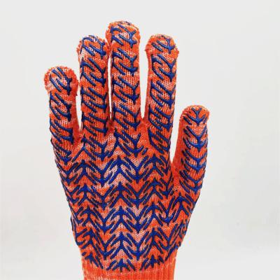 China Amazon Hot Selling Anti-Slip Cut Resistant Slip-Proof PVC Dotted Gloves For Safety Protection for sale