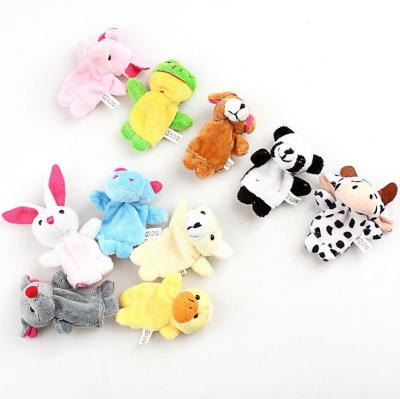 China Cartoon Biological Stuffed Hand Puppets , Colorful Children'S Finger Puppets for sale