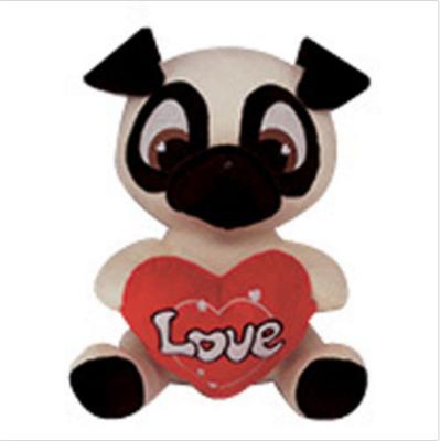 China PUG Soft Animal Holiday Plush Toys PUPPY DOG Doll For Birthday Gift for sale