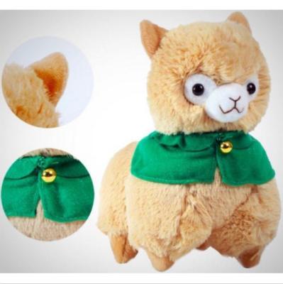 China Peluche lindo de la alpaca de la capa amarilla, juguete relleno de la felpa del sello para el regalo bonito en venta