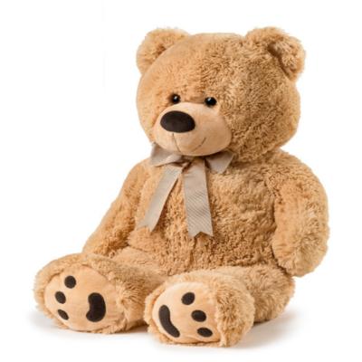 China Oso de peluche grande con la felpa de la cinta los 30cm rellena para el juguete del dormitorio del regalo de día de San Valentín en venta