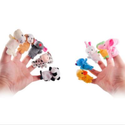 China Baby Plush Finger Puppets Set , Christmas Story Finger Puppets For Promotion Gifts for sale