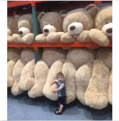 China 80cm-340cm Giant Plush Skin American Bear Skin Toy White / Light Brown / Dark Brown Color for sale