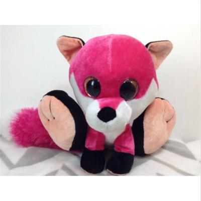 China Fox relleno divertido de la pata de los Pals del rosa de las muñecas lindas tontas de la felpa con los ojos brillantes grandes en venta