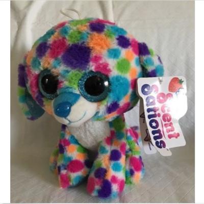 China Pequeños peluches coloridos del perrito de la felpa para la máquina del juguete de la venta de la grúa en venta