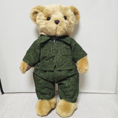 China el oso de peluche fresco uniforme rellenó el juguete de encargo de la muñeca de la felpa para el regalo en venta