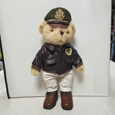 China Gewohnheit angefüllter Teddybär angefüllter weicher Spielzeug peluches Polizeiplüsch trägt zu verkaufen