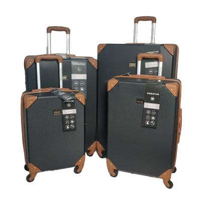 China ABS Hard Shell Suitcase Packaging Box Zhejiang Hard Shell Luxury Suitcase Traveling Trolley Bags Luggage 4 Set 4 Wheels Mens Hand Carry With Corners for sale