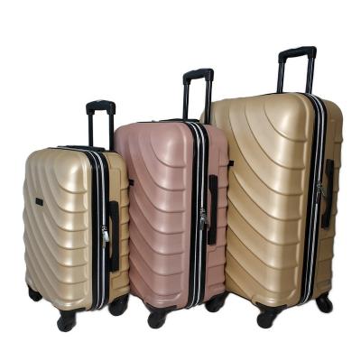 China Hard Shell Suitcase Packaging Box Expandable Hard Travel Trolley Bags Luggage Suitcase 3pcs Sets Airport ABS Size Case Unisex 20