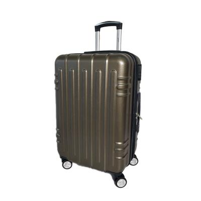 China New Cheap ABS Line Gold Logo In Guangzhou City Hard Shell Factory Materials Production Line Designer Travel Hand Luggage Bag Expandable Suitcase Packaging Box for sale