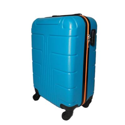 China Shell Suitcase Packaging Box ABS Airport Hard Plastic Hard Plastic Luggage Bag Travel Cases Trolley 4 Wheels With Custom Logo for sale