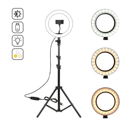 China Photogrphy Factory Supply 10 Inch 26CM Photography High Quality Led Circle Selfie Ring Light For Camera for sale