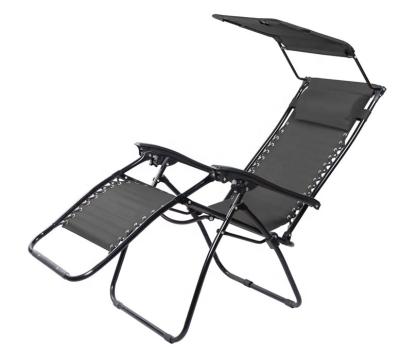 China Weightless Foldable Outdoor Beach Chair With Canopy Shade Folding Camping Chair With Sun Shade for sale