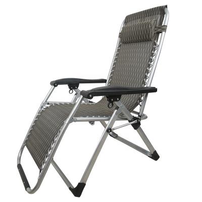 China Square Foldable Tube Sales Yard Lounge Weightless Extended Chair Folding Sun Sofa Leisure Patio Recliner for sale