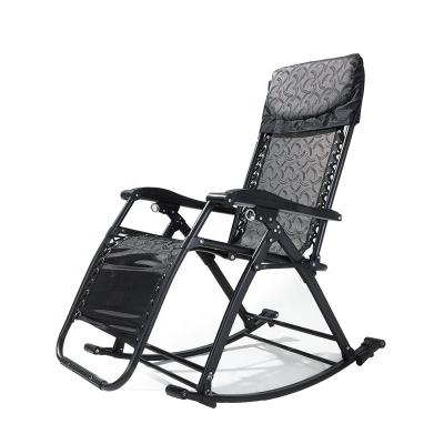 China Weightless Chair Sun Sofa Garden Chair Patio Recliner Foldable Extended Rocking Chair for sale