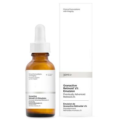 China Acne treatment whosale manufacturer to reduce the signs of skin aging Granactive 2% retinoid EMULSION for sale