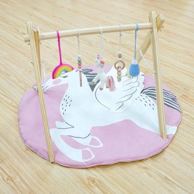 China Educational Toy Baby Play Activity Gym Animal Friendly Crochet from Toy Wooden Baby Gym Eco for sale