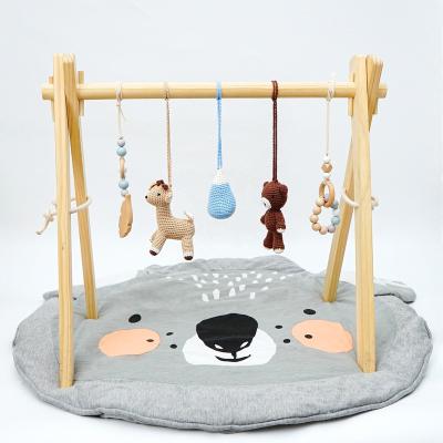 China Educational Foldable Infant Crawling Mat Play Gym Baby Gym Toy Crochet Amigurumi Soft Toys for sale