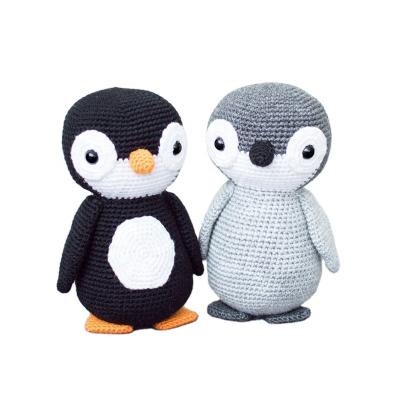 China Handmade Amigurumi Bear Crochet Plush Doll Amigurumi Plush Penguin Amigurumi Soft Toys for sale