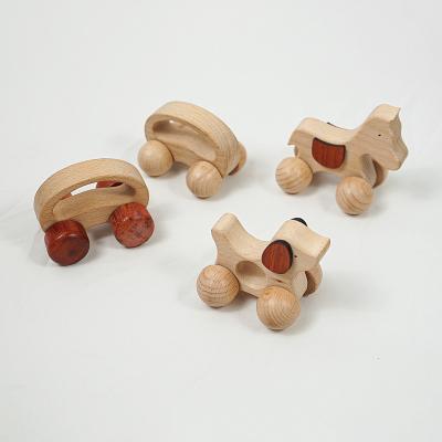 China Soft Newborn Baby Toy Wood Rattle Toys Rattle from Toy Natural Beech Wood Wooden for sale