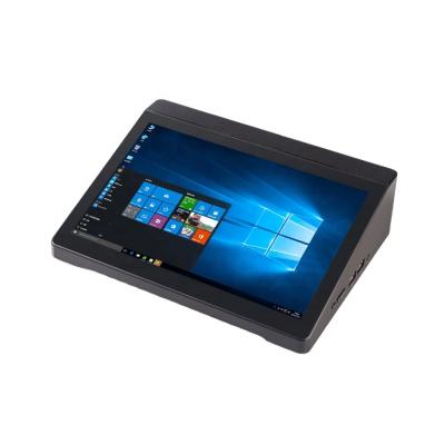 China Touch Screen 10.1 Inch Intel Celeron J3355 Multi Touch Mini Business Computer Portable POS System All In One Pc for sale