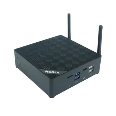 China Advertising Higole Wake on LAN 4GB 64GB dual industrial wifi 4K VGA DP1.2 HD1.4 Windows10 Mini PC for sale