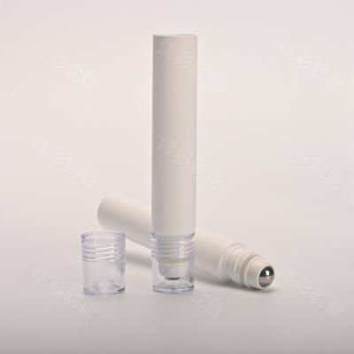 China Eco - Friendly Green Material Cosmetic Packaging Tube Eye Cream Stainless Steel Roll On Ball Tube For Cosmetic Packaging for sale